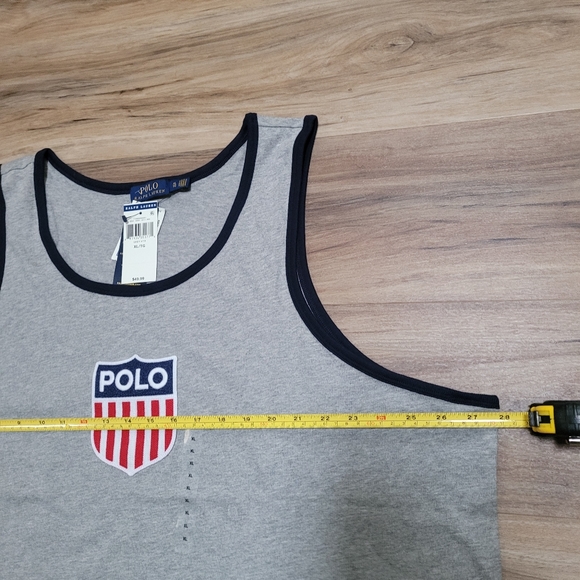 Men's XL Polo Chariots Tank Top - Picture 3 of 6